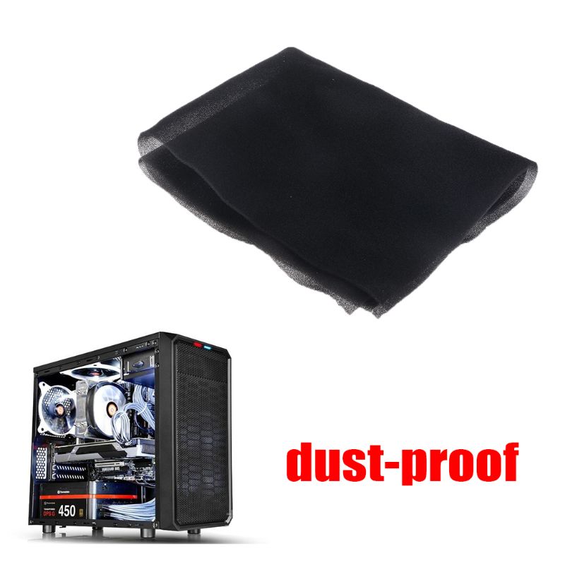 Dust Filter Pc - 50*40 มม.ทนทานตาข่ายฟองน้ำป้องกันฝุ่นกรองฝุ่นสำหรับ DIY พัดลมคอมพิวเตอร์ Cooler อุปกรณ์เสริมฝุ่น
