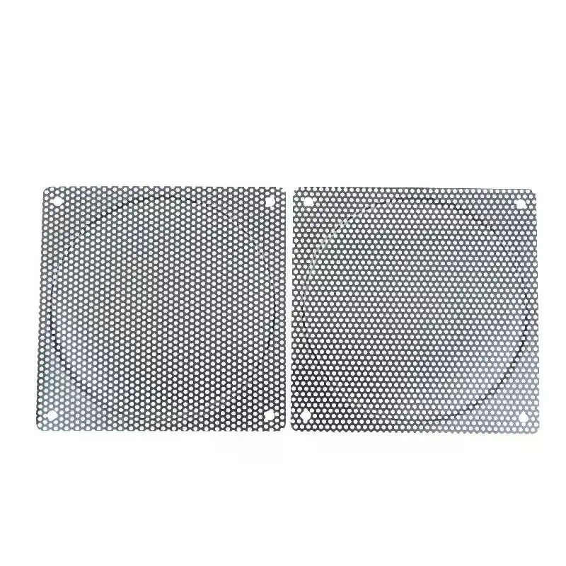 Dust Filter Pc - 2 ชิ้น 120 มม. ฝาครอบตาข่ายกรองฝุ่นโลหะบางเฉียบสำหรับพัดลมเคสพีซี -