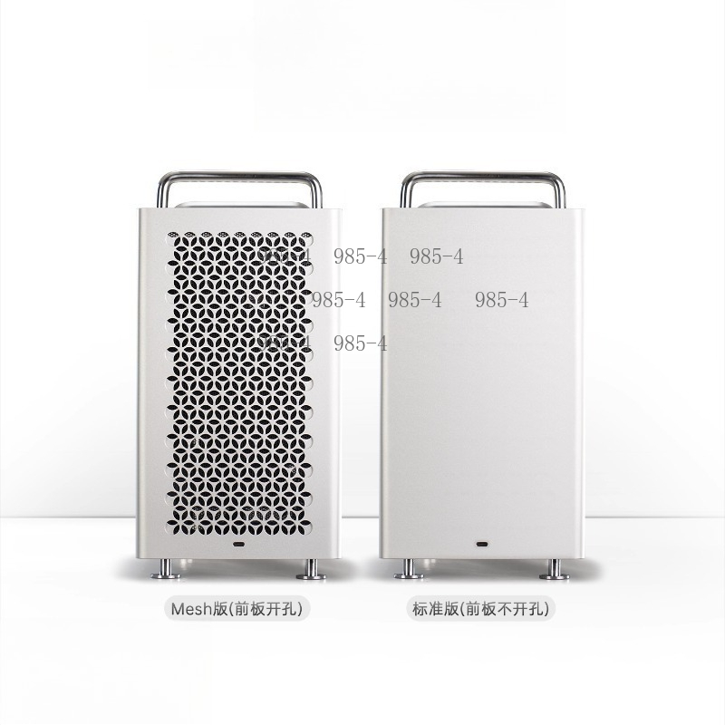 Pc Chassis - เคส MATX ขนาดกะทัดรัดแบบพกพา โครงสร้างอลูมิเนียมทั้งหมด ดีไซน์เรียบหรูสไตล์มินิมอล สำหรับประกอบคอมพิวเตอร์ตั้งโต๊ะ