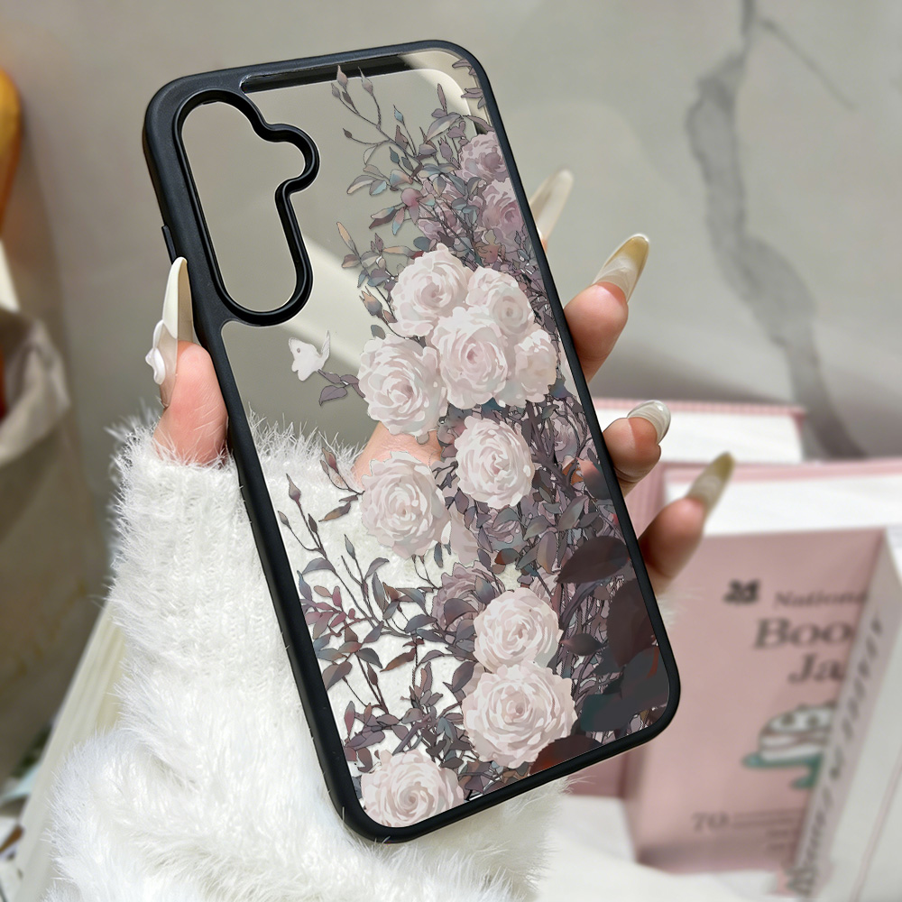 เคสโทรศัพท์ลายกุหลาบโรแมนติก ส - Matte Pc Case บทวิจารณ์และราคา