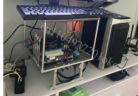 JXK-K2 เคสคอมพิวเตอร์แบบเปิด โ - Aluminum Open Frame Test Bench Water Cooling บทวิจารณ์และราคา