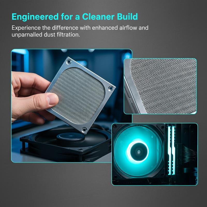 ตะแกรงกรองฝุ่นแม่เหล็กสำหรับพั - Dust Filter Pc บทวิจารณ์และราคา