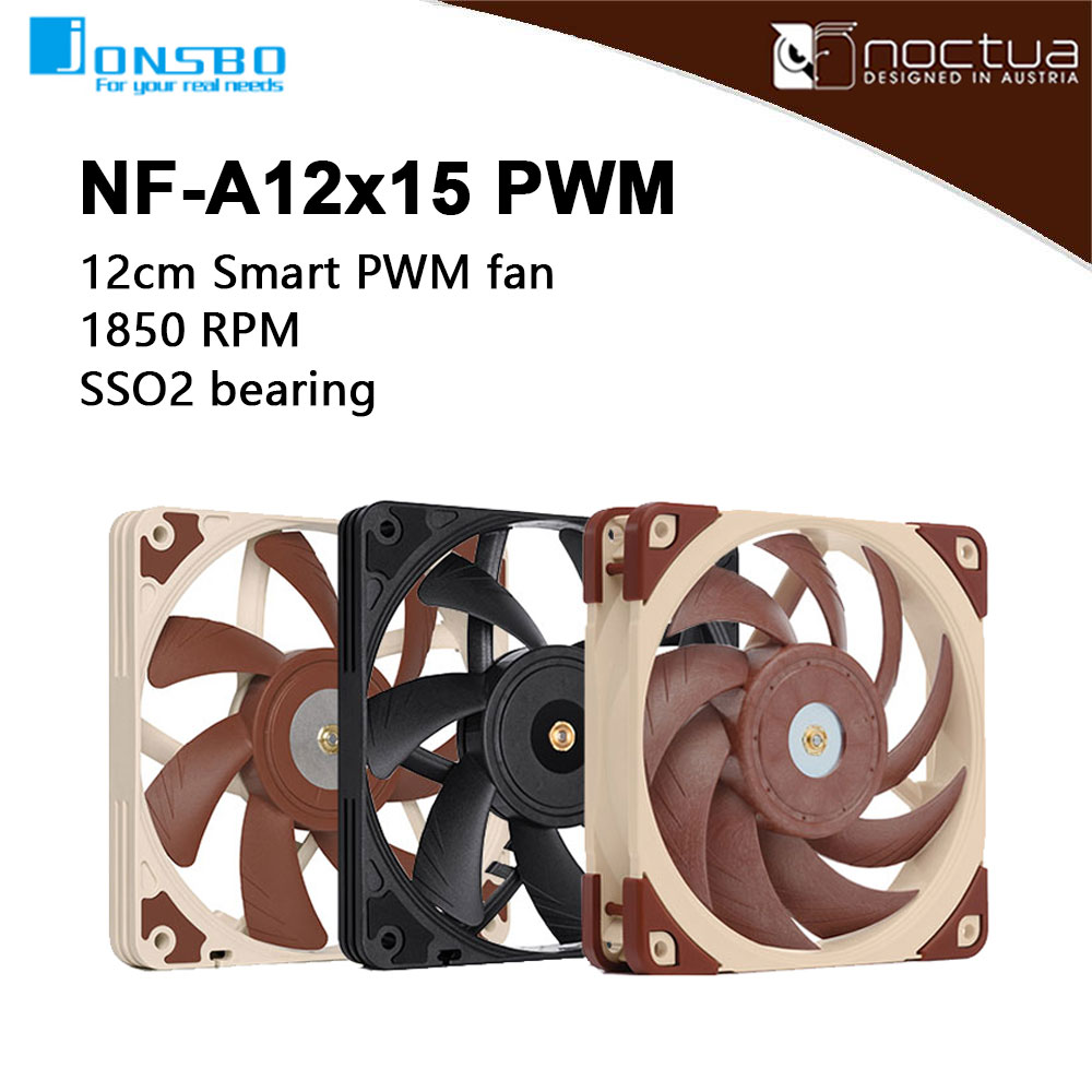 Noctua NF-A12x15 PWM chromax.  - Case Fan Controller บทวิจารณ์และราคา