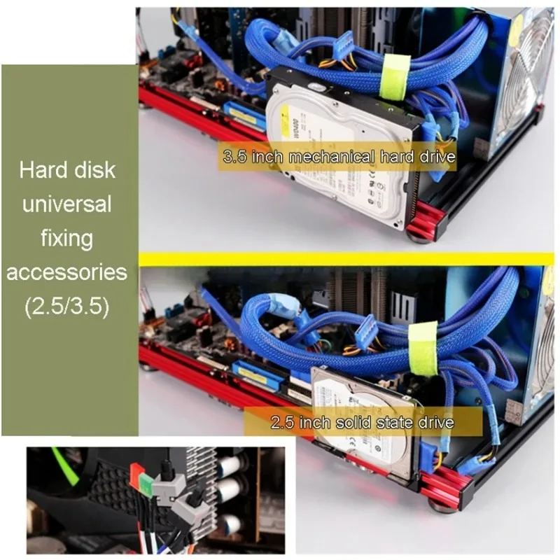 ชุดทดสอบพีซี ATX เคสคอมพิวเตอร - Aluminum Open Frame Test Bench Water Cooling บทวิจารณ์และราคา