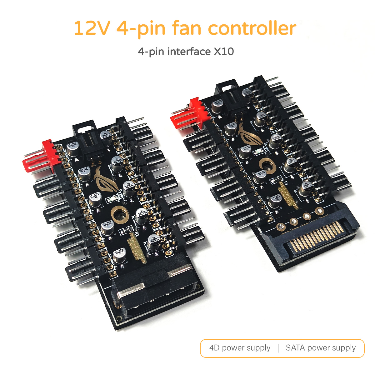 ฮับควบคุมพัดลม PWM 12V 4 พิน,  - Case Fan Controller บทวิจารณ์และราคา