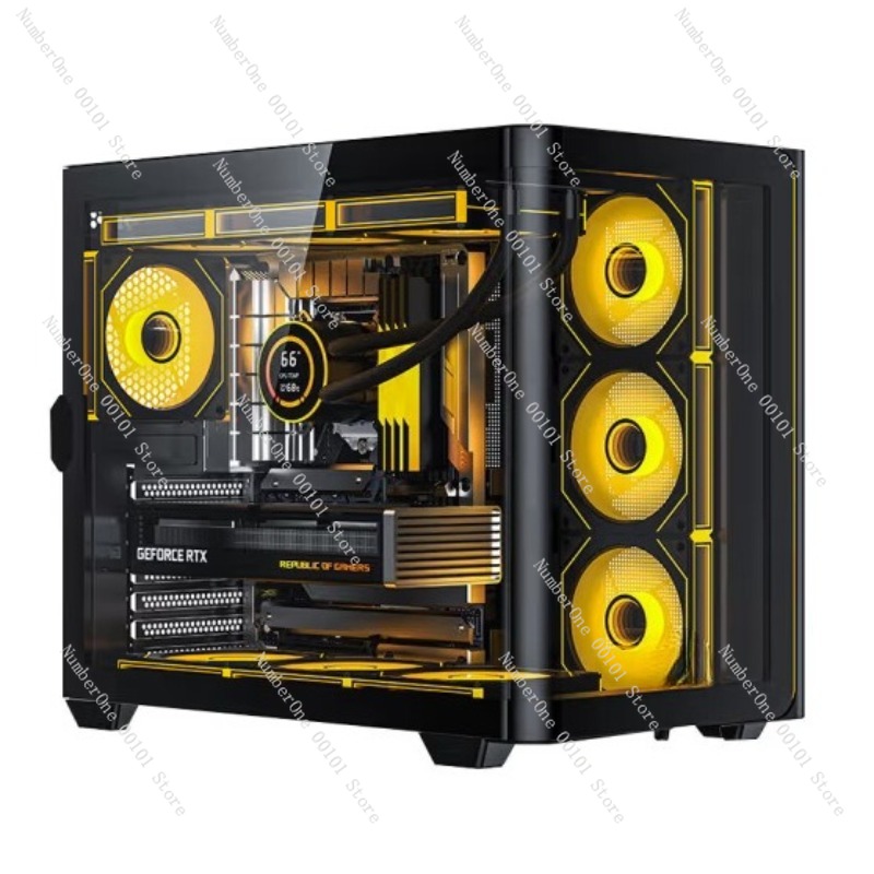 เคสคอมพิวเตอร์ตั้งโต๊ะกระจกโค้ - Atx Case บทวิจารณ์และราคา