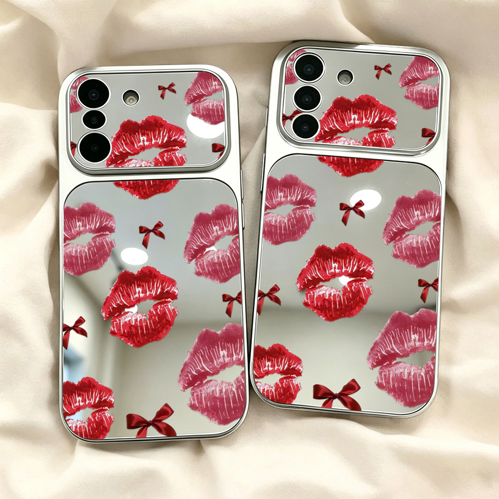 เคสโทรศัพท์ลายปากแดงโบว์พร้อมก - Computer Case บทวิจารณ์และราคา