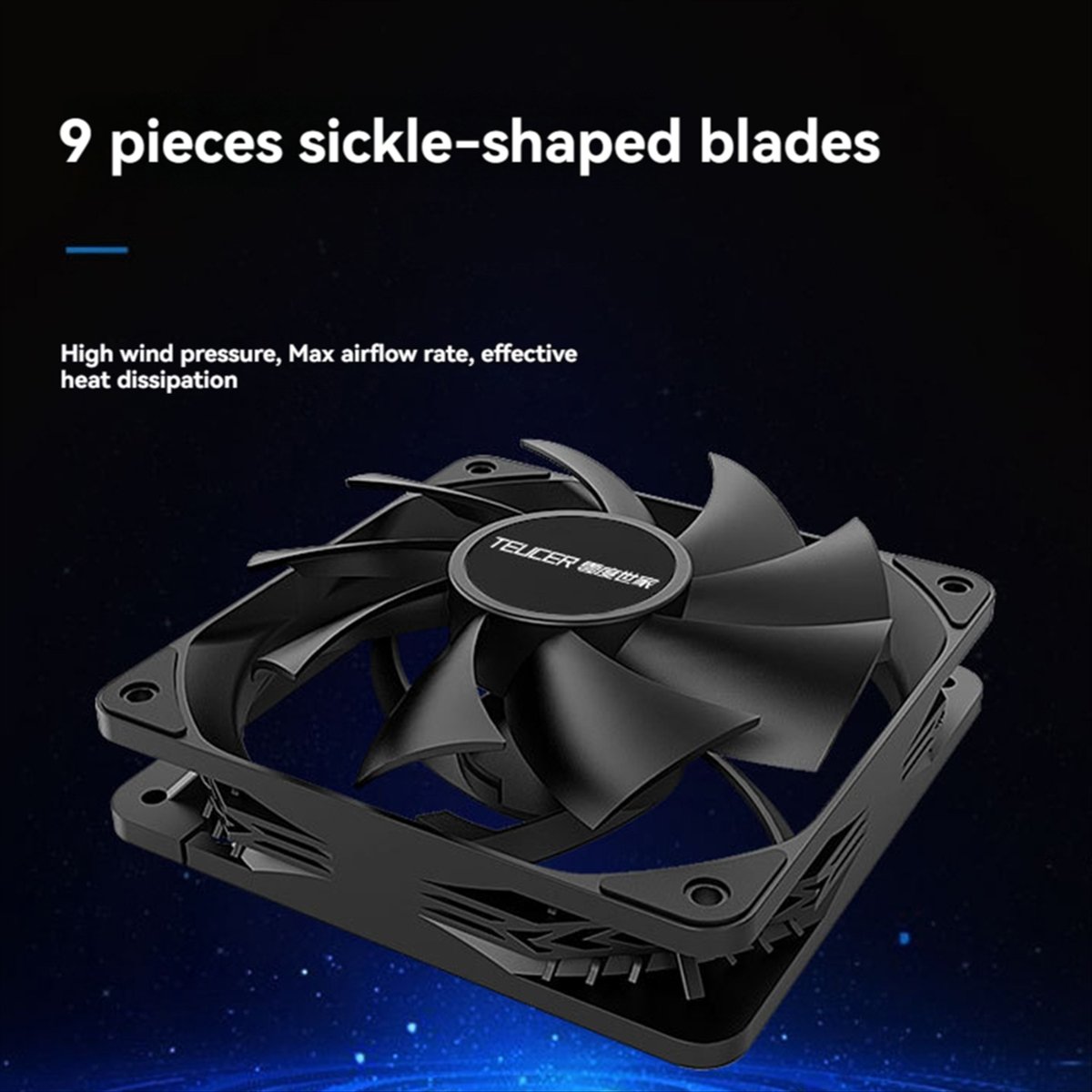 HGHO Teucer พัดลมแชสซีขนาด 12  - Case Fan Controller บทวิจารณ์และราคา
