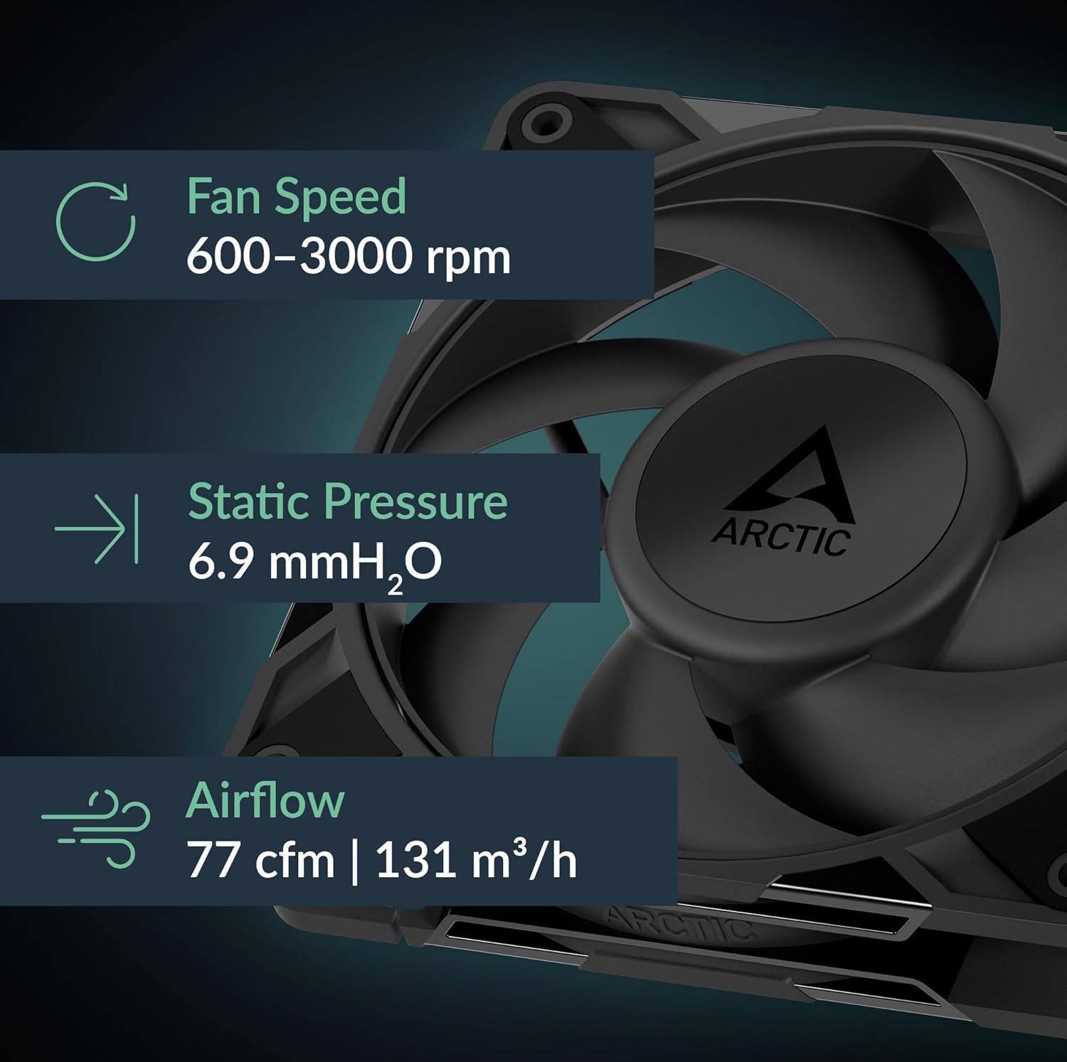 พัดลมเคสคอมพิวเตอร์ ARCTIC P12 - Case Fan Controller บทวิจารณ์และราคา