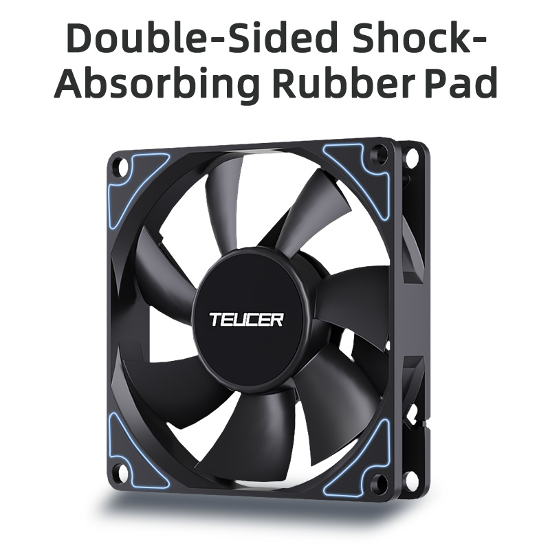 Teucer UT-8015 8 ซม.พัดลมแชสซี - Pc Chassis บทวิจารณ์และราคา