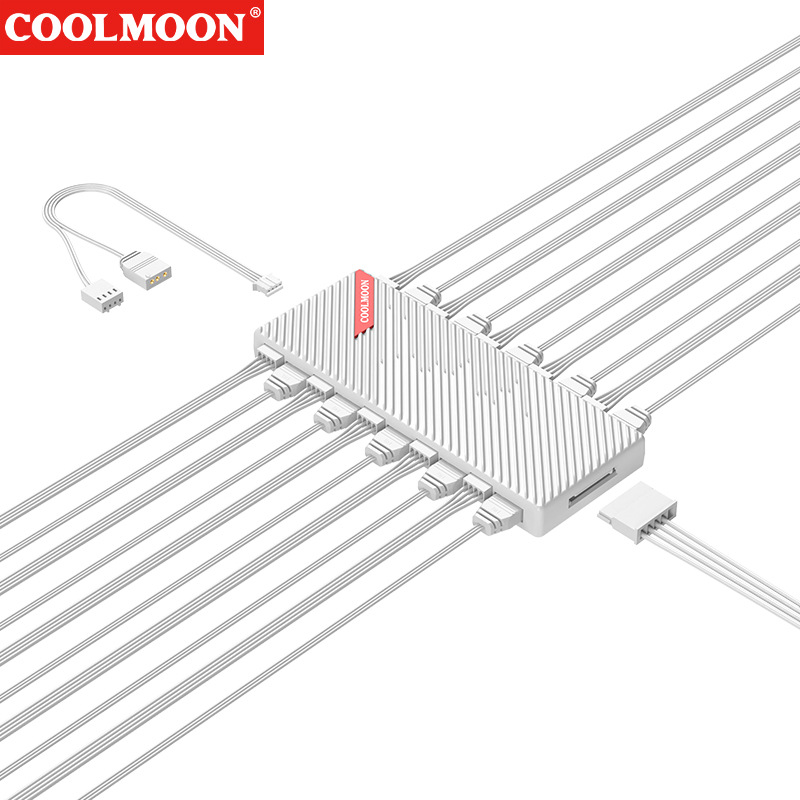 COOLMOON เมนบอร์ด 5V 3Pin PWM  - Case Fan Controller บทวิจารณ์และราคา